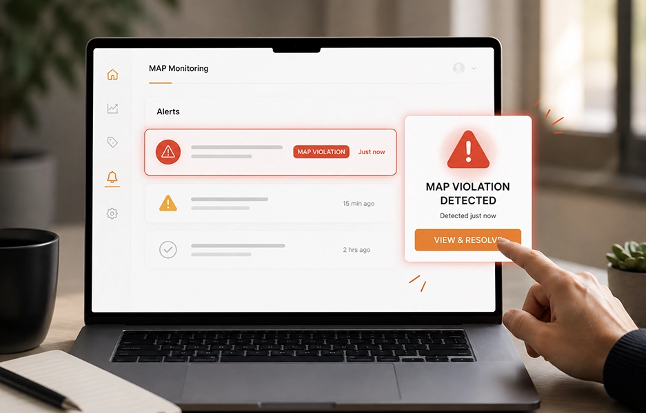 MAP violation alerts